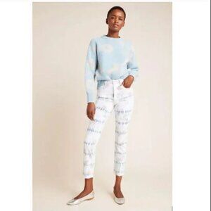 Joe’s Fiore Ultra High-Rise Tie-Dye Floral Slim Jeans - Size 29 - NWOT